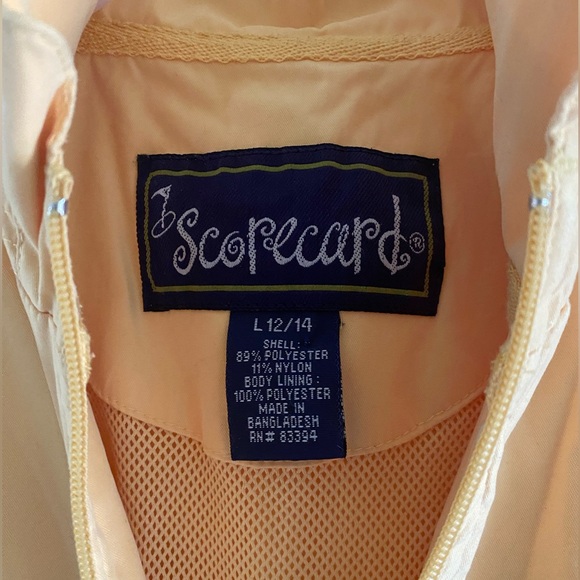 SCORECARD : Women’s Golf Vest , Size Large , Yellow in color - Picture 2 of 7